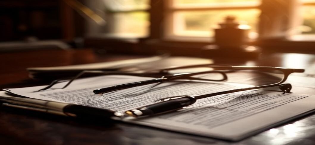 Documentos de una póliza de seguro de vida sobre un escritorio — reclamación de seguros de vida en Tenerife, Álamo y Antúnez Abogados
