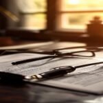 Documentos de una póliza de seguro de vida sobre un escritorio — reclamación de seguros de vida en Tenerife, Álamo y Antúnez Abogados