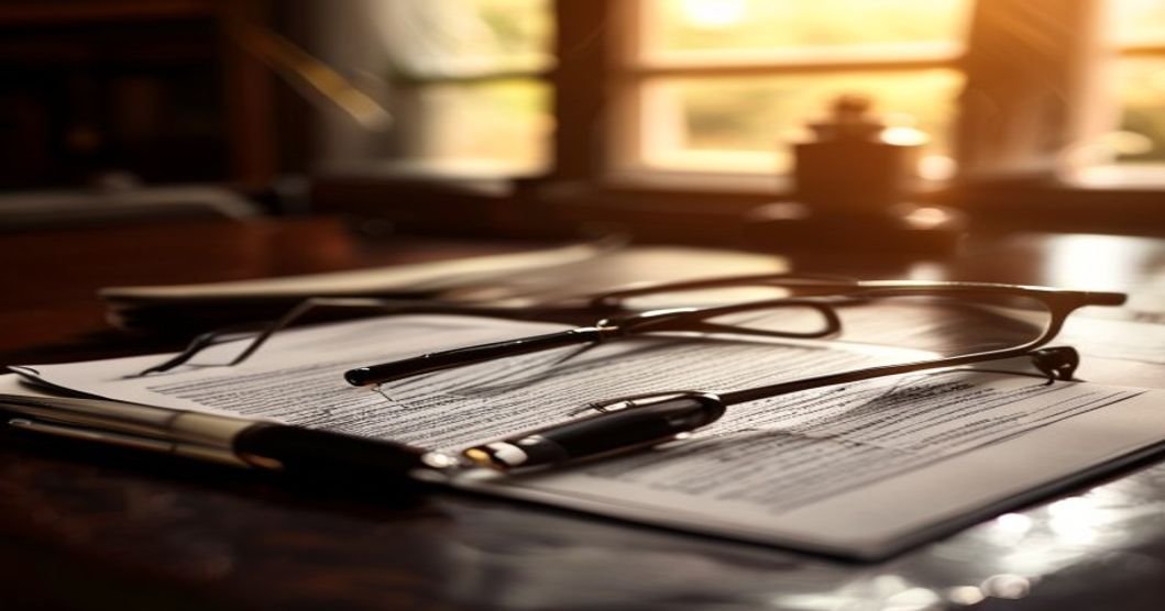 Documentos de una póliza de seguro de vida sobre un escritorio — reclamación de seguros de vida en Tenerife, Álamo y Antúnez Abogados
